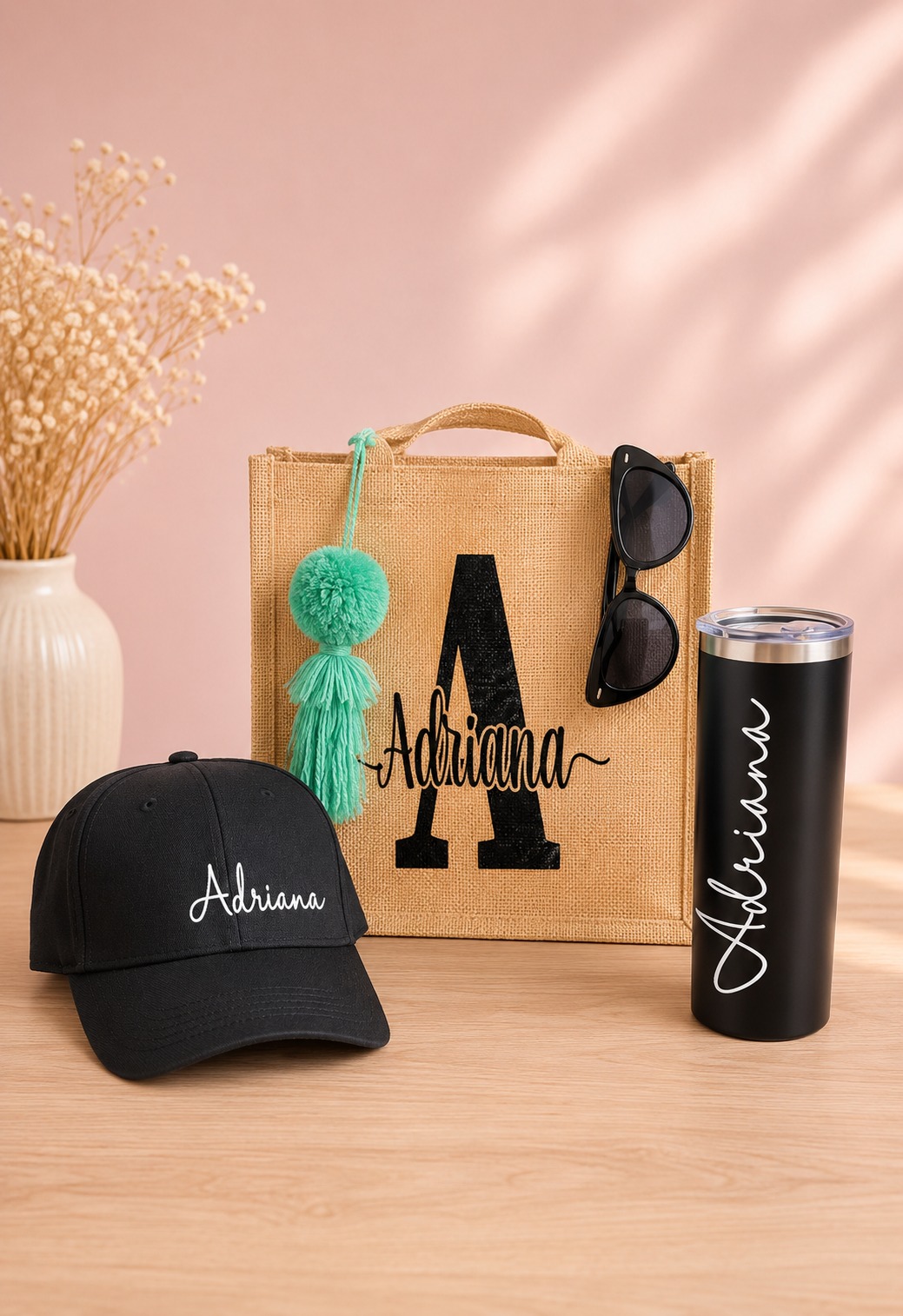 Kit negro para damas de honor