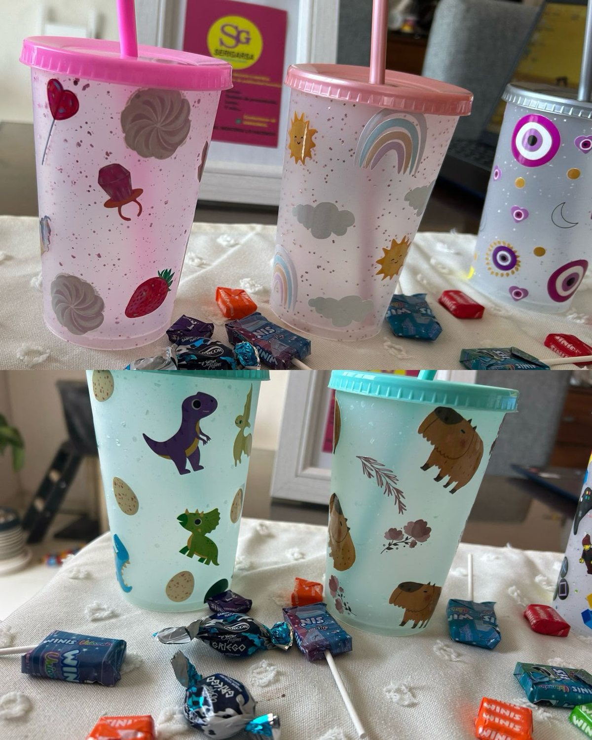 Vasos infantiles personalizados