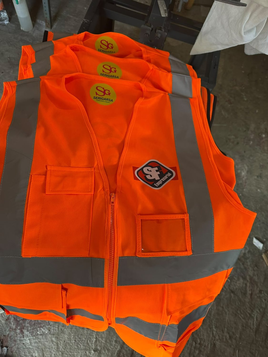 Chaleco de seguridad personalizado